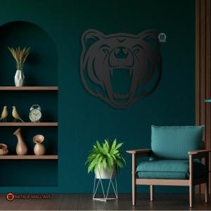 Bear Metal Wall Art | Home and office Decoration Gift