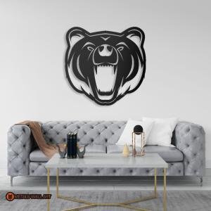 Bear Metal Wall Art | Home and office Decoration Gift