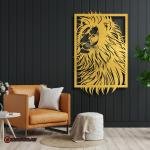 Lion Metal Wall Art | Home and office Decoration Gift