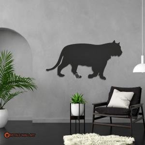 Wild Cat Metal Wall Art | Home and office Decoration Gift