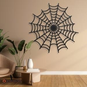 Spider Web Metal Wall Art | Home and office Decoration Gift