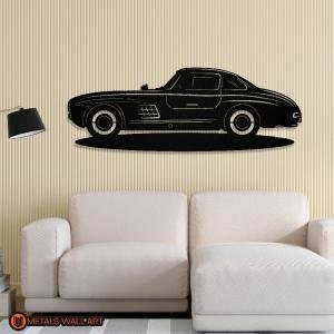 Old Mercedes SLR Metal Car Wall Art | Home, Garage and Office Decoration Gift