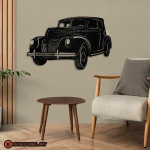 1940's with our Metal Classic Car Wall Art | Home, Garage and Office Decoration Gift