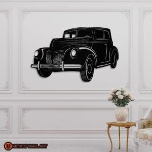 1940's with our Metal Classic Car Wall Art | Home, Garage and Office Decoration Gift