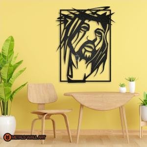 Jesus Metal Wall Art | Decoration Gift for Christian, Church, Catholic, Orthodox, Protestant