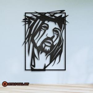 Jesus Metal Wall Art | Decoration Gift for Christian, Church, Catholic, Orthodox, Protestant