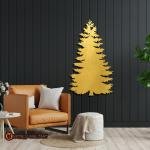 Metal Christmas/Pine Tree Wall Art