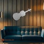 Cello Metal Wall Art | Music Lover's Cello Wall Decor