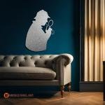 Detective Metal Wall Art | Home and office Decoration Gift