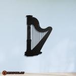 Metal Harp Wall Art | Home and office Decoration Gift