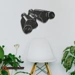 Metal Binoculars Wall Art | Home and Office Decoration Gift
