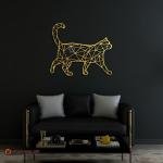 Geometric Cat Metal Wall Art | Home and office Decoration Gift