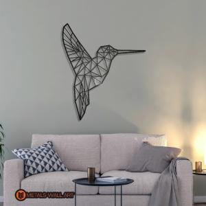 Geometric Bird Metal Wall Art | Home and office Decoration Gift