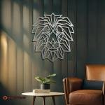 Geometric Lion Metal Wall Art | Home and office Decoration Gift