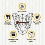 Geometric Cougar Metal Wall Art | Home and office Decoration Gift