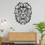 Geometric Lion Metal Wall Art | Home and office Decoration Gift