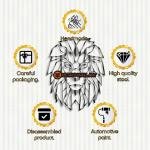 Geometric Lion Metal Wall Art | Home and office Decoration Gift