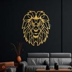 Geometric Lion Metal Wall Art | Home and office Decoration Gift