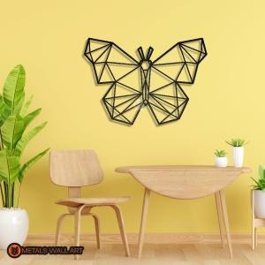 Geometric Butterfly Metal Wall Art | Home and office Decoration Gift