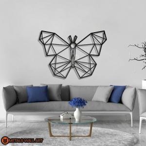 Geometric Butterfly Metal Wall Art | Home and office Decoration Gift
