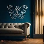 Geometric Butterfly Metal Wall Art | Home and office Decoration Gift