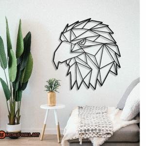 Geometric Eagle Metal Wall Art | Home and office Decoration Gift