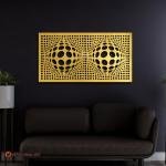 Rectangle Infinity Shape Metal Wall Art | Home and office Decoration Gift