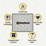 Square Infinity Shape Metal Wall Art | Home and office Decoration Gift