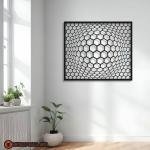 Square Infinity Shape Metal Wall Art | Home and office Decoration Gift
